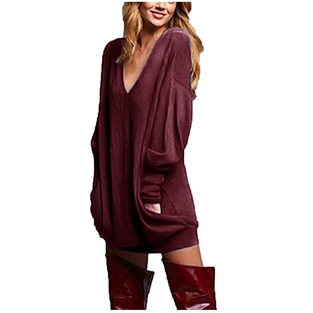 Beautiful women long sleeve mini dress - Picture 1 of 8